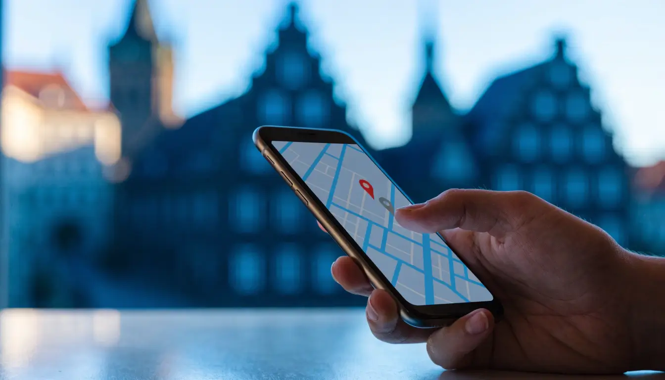 Lokale Google-Suche in Augsburg mit Kartenansicht und Unternehmensprofil